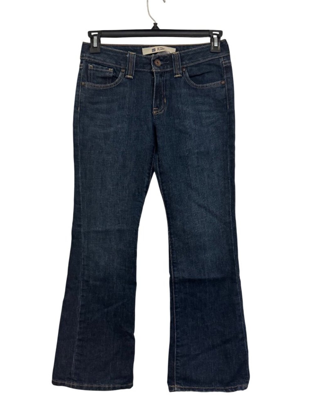 Gap Curvy Flare Dark Wash Denim Jeans Size 2 Ankle Mid Rise Bootcut Women’s - Picture 1 of 7